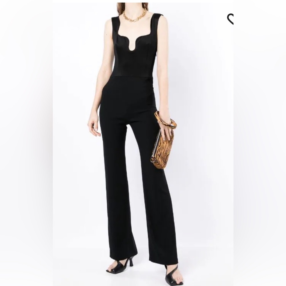 Galvan London Siren straight leg jumpsuit